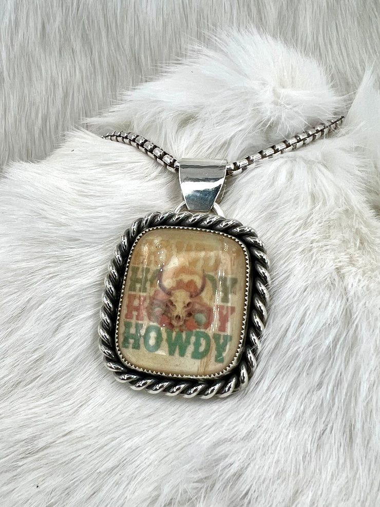 Howdy Rhyolite Pendant