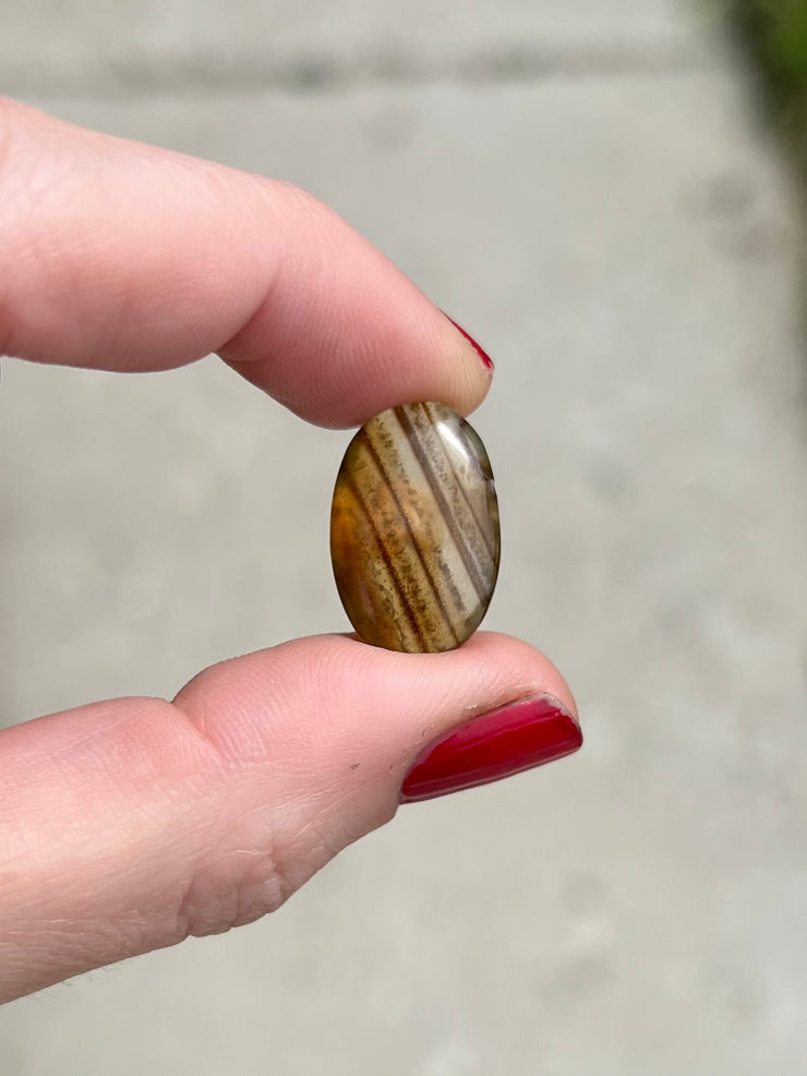 Montana Agate Rope Ring - Q