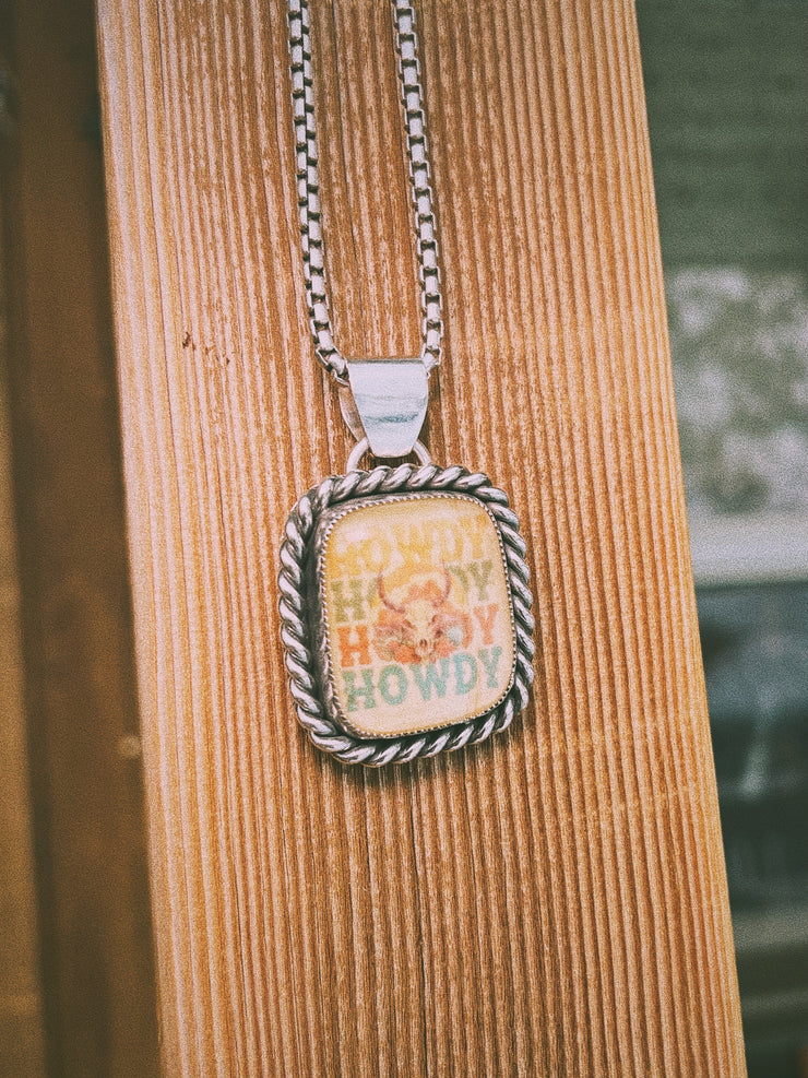 Howdy Rhyolite Pendant