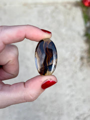 Montana Agate Rope Ring - M