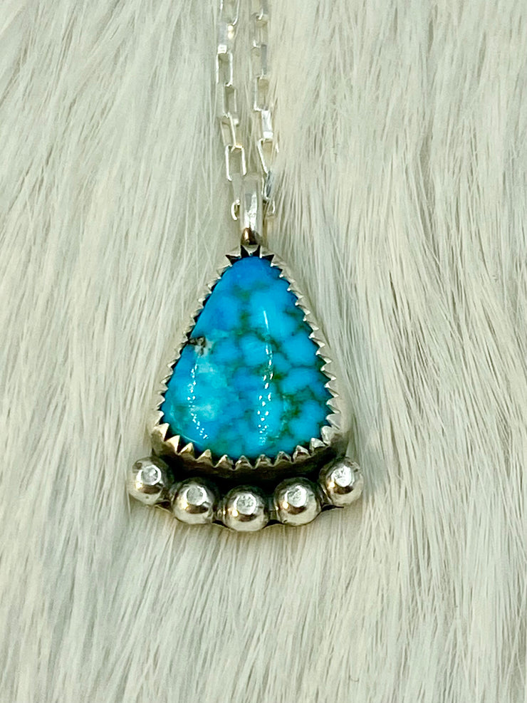 Turquoise Drop Necklace 