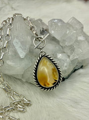 Montana Agate Toggle Clasp Necklace - #2